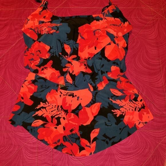 Aqua Green swim tankini size small - Picture 1 of 5